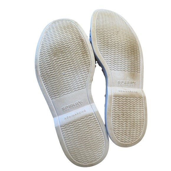 Sperry Authentic Original Float Boat Shoes White Multi Sprinkle Print Mens 9 - Picture 11 of 16